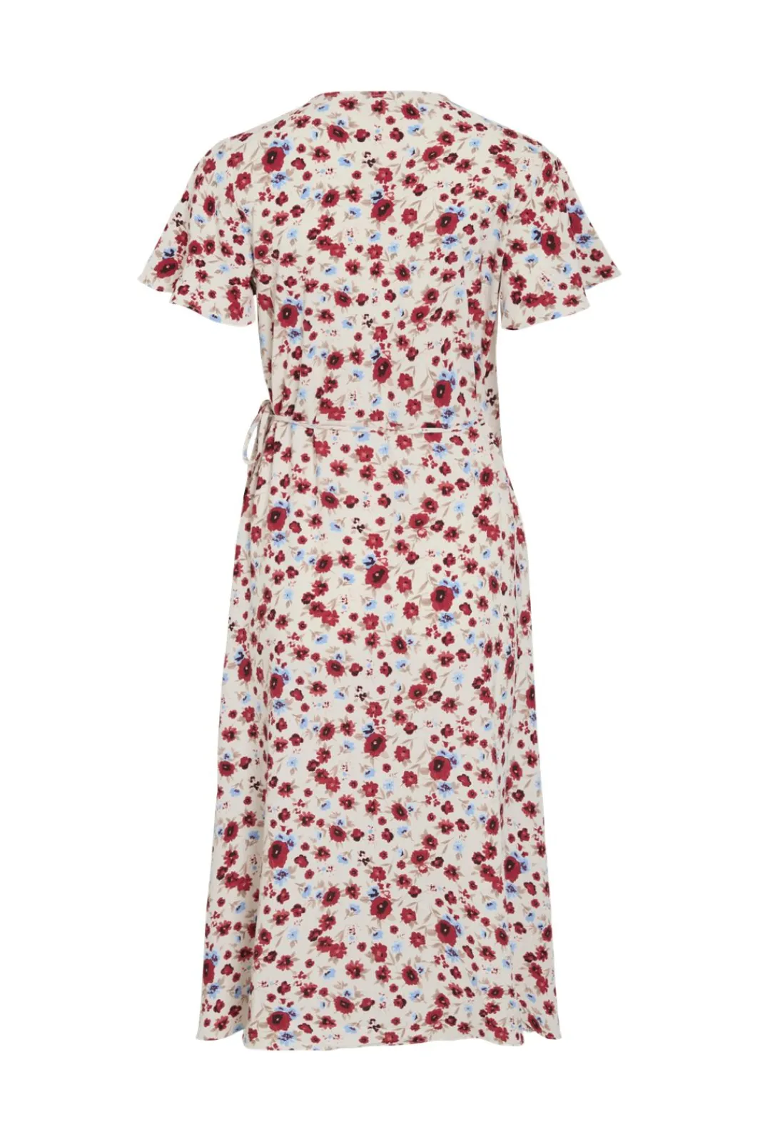 Vilovie S/S Wrap Midi Dress