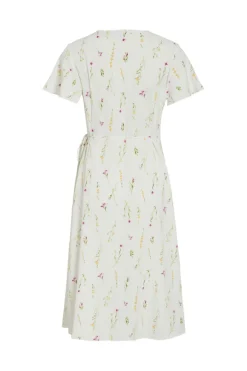 Vila Vilovie S/S Wrap Midi Dress | Klänningar