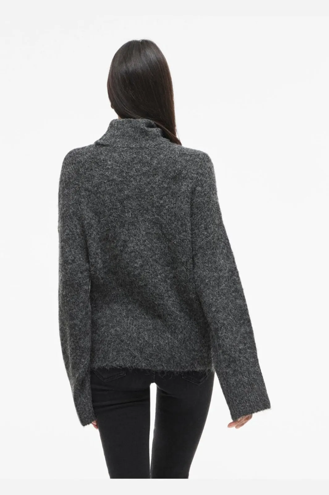 Vila Viarey / Ro Neck Knit Puover | Sticka