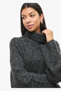 Vila Viarey / Ro Neck Knit Puover | Sticka