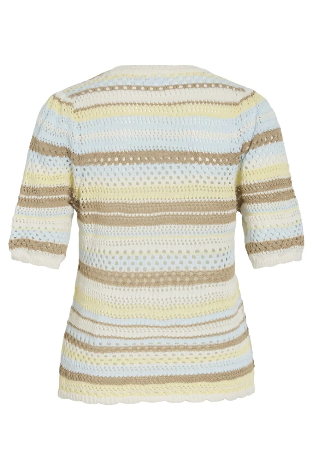 Vila Viina 2/4 O-Neck tripe Knit Top/R | T-Shirts & Toppar