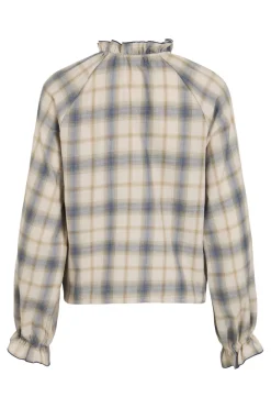 Vila Virecty Frill L/S Shirt | Blusar & Skjortor