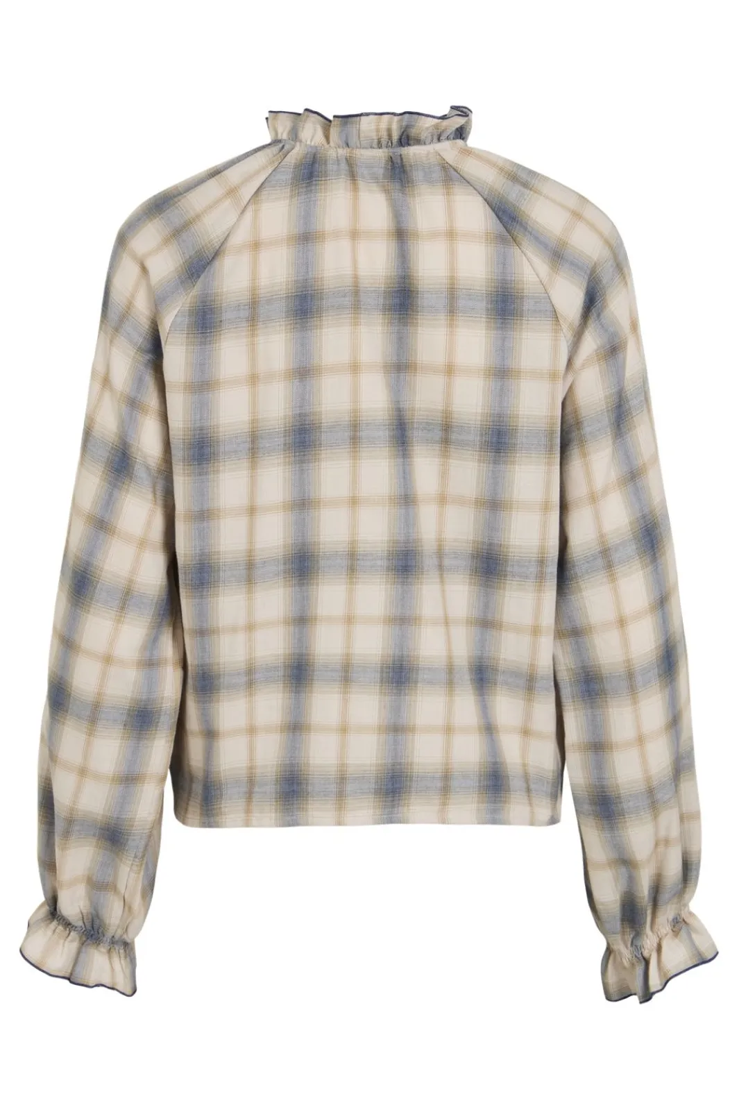 Vila Virecty Frill L/S Shirt | Blusar & Skjortor