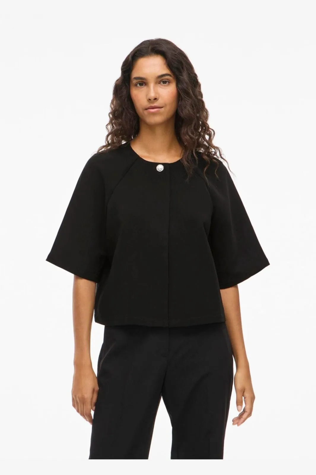 Vila Visabby 2/4 Open Short Top | Cardigans