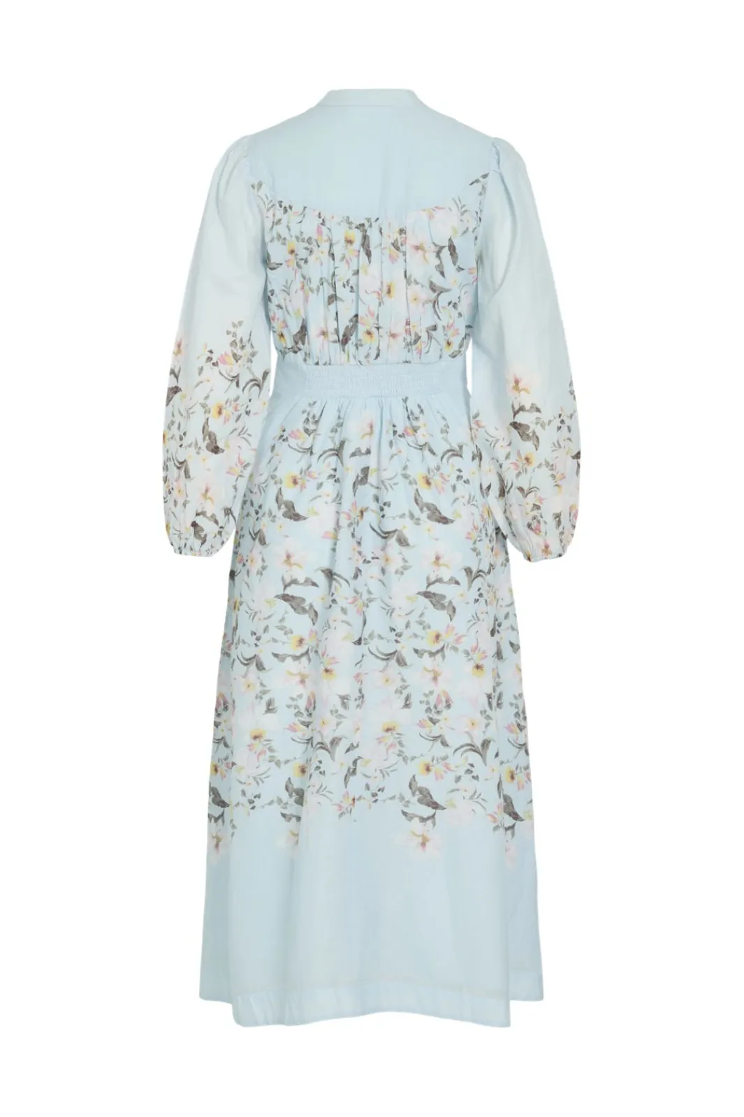 Vila Vizanila Gil L/S Midi Dress/Dc/Ln | Klänningar