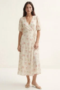 Vero Moda Vbea 2/4 V-Neck Wrap 7/8 Dre | Klänningar