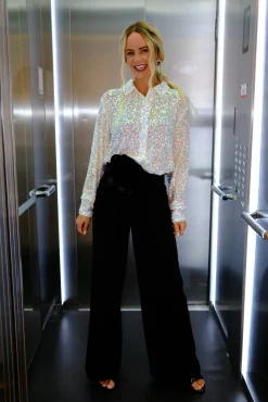 Valentin Studio Vsclassy Sequins Shirt | Blusar & Skjortor