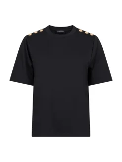Valentin Studio Vsgold Button Casual T-shirt | T-Shirts & Toppar