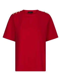Vsgold Button Casual T-Shirt 162366