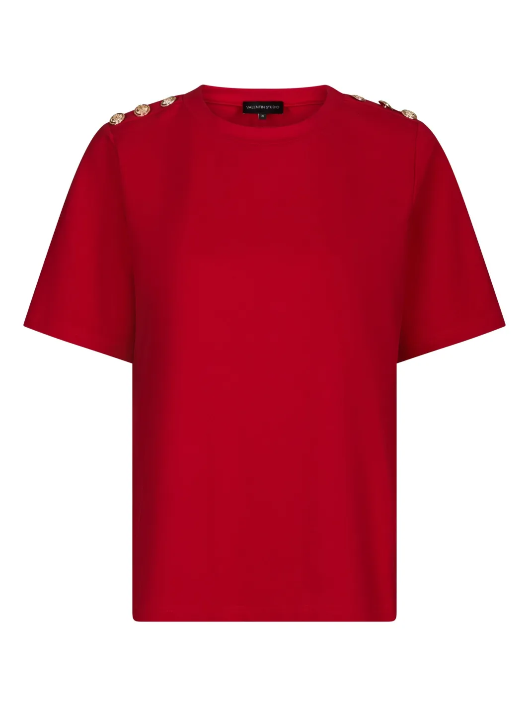 Vsgold Button Casual T-Shirt 162366