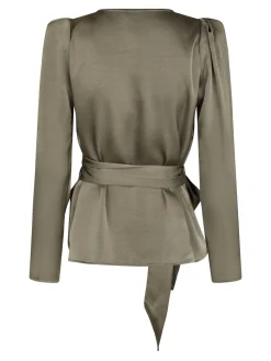 Valentin Studio Vsjosie Blouse Heavy Satin 160851 | Blusar & Skjortor