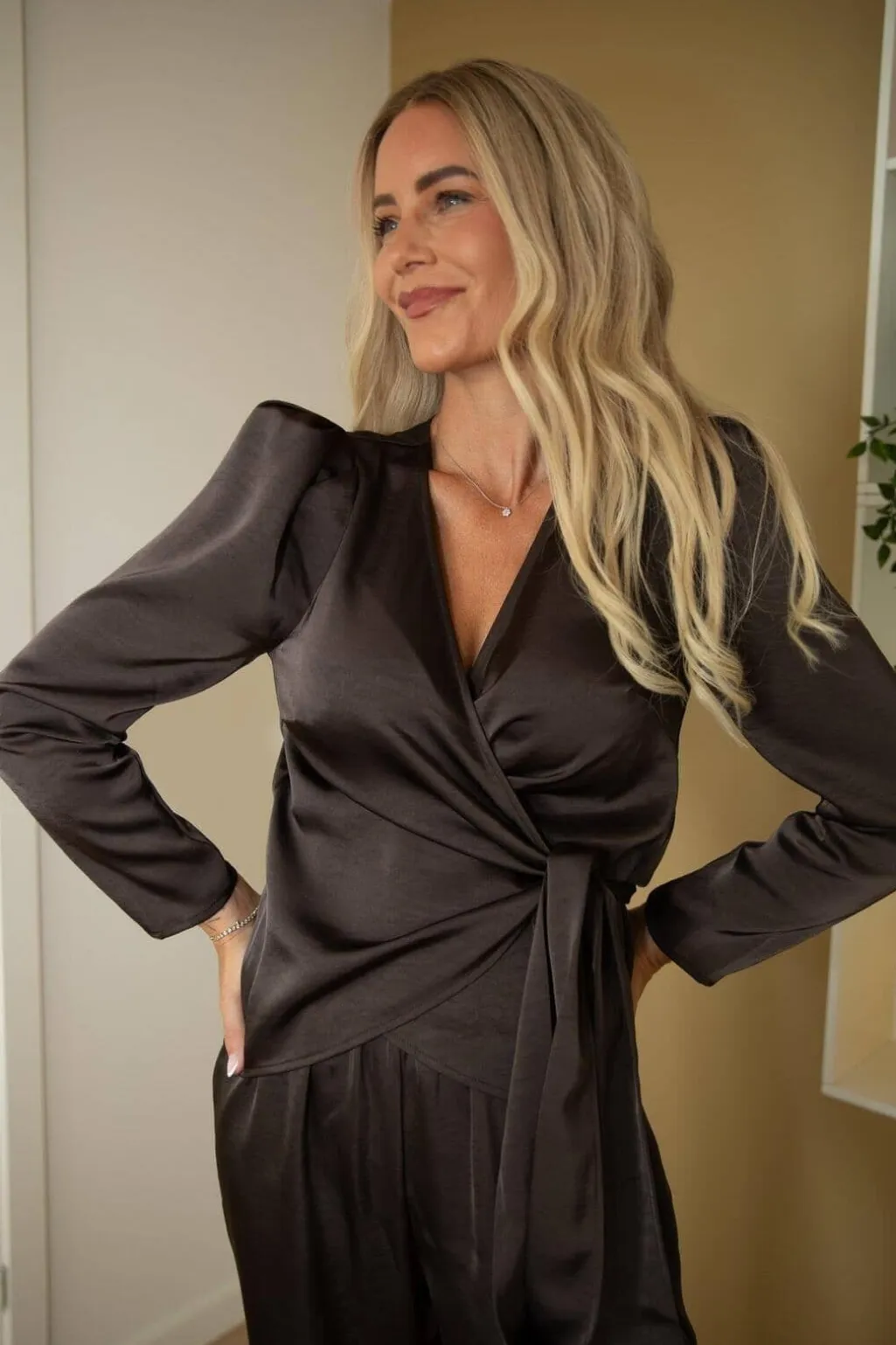 Vsjosie Blouse Heavy Satin