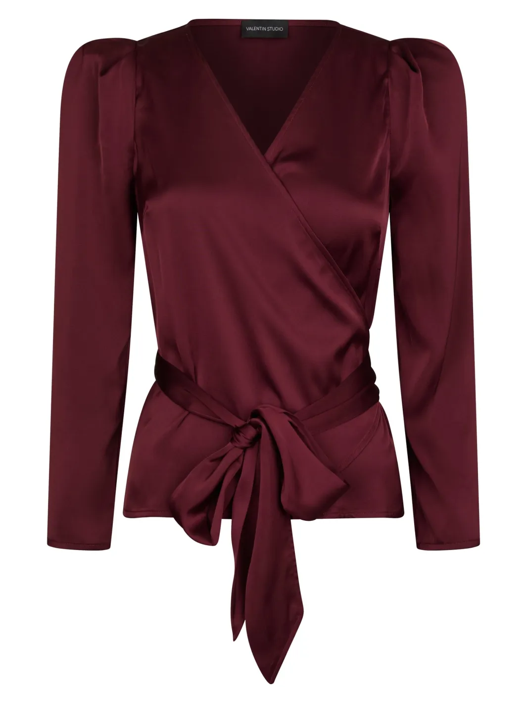 Valentin Studio Vsjosie Solid Satin Blouse 167298 | Blusar & Skjortor
