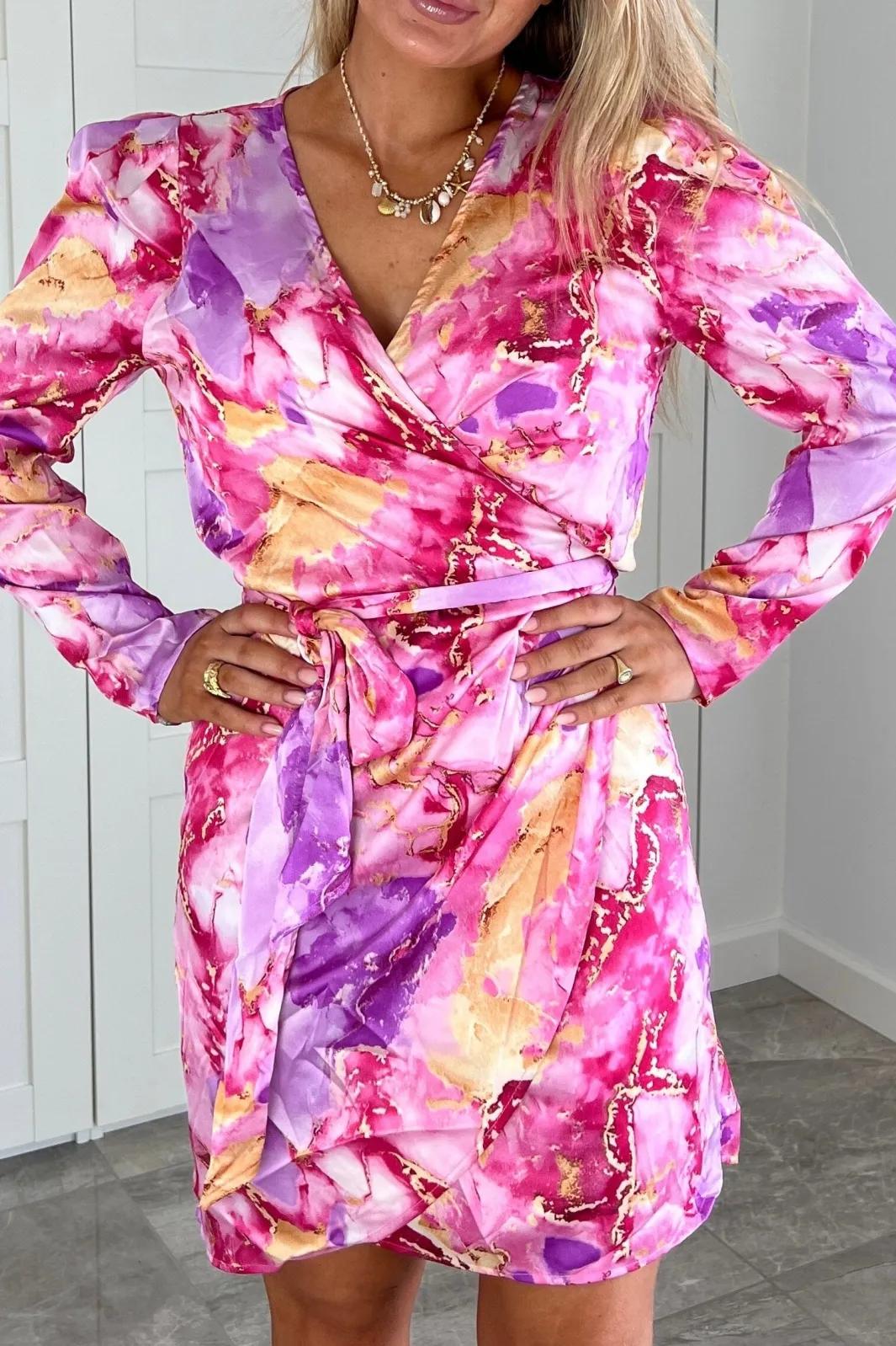 Valentin Studio Vsjosie Watercolour Dress 166434 | Klänningar