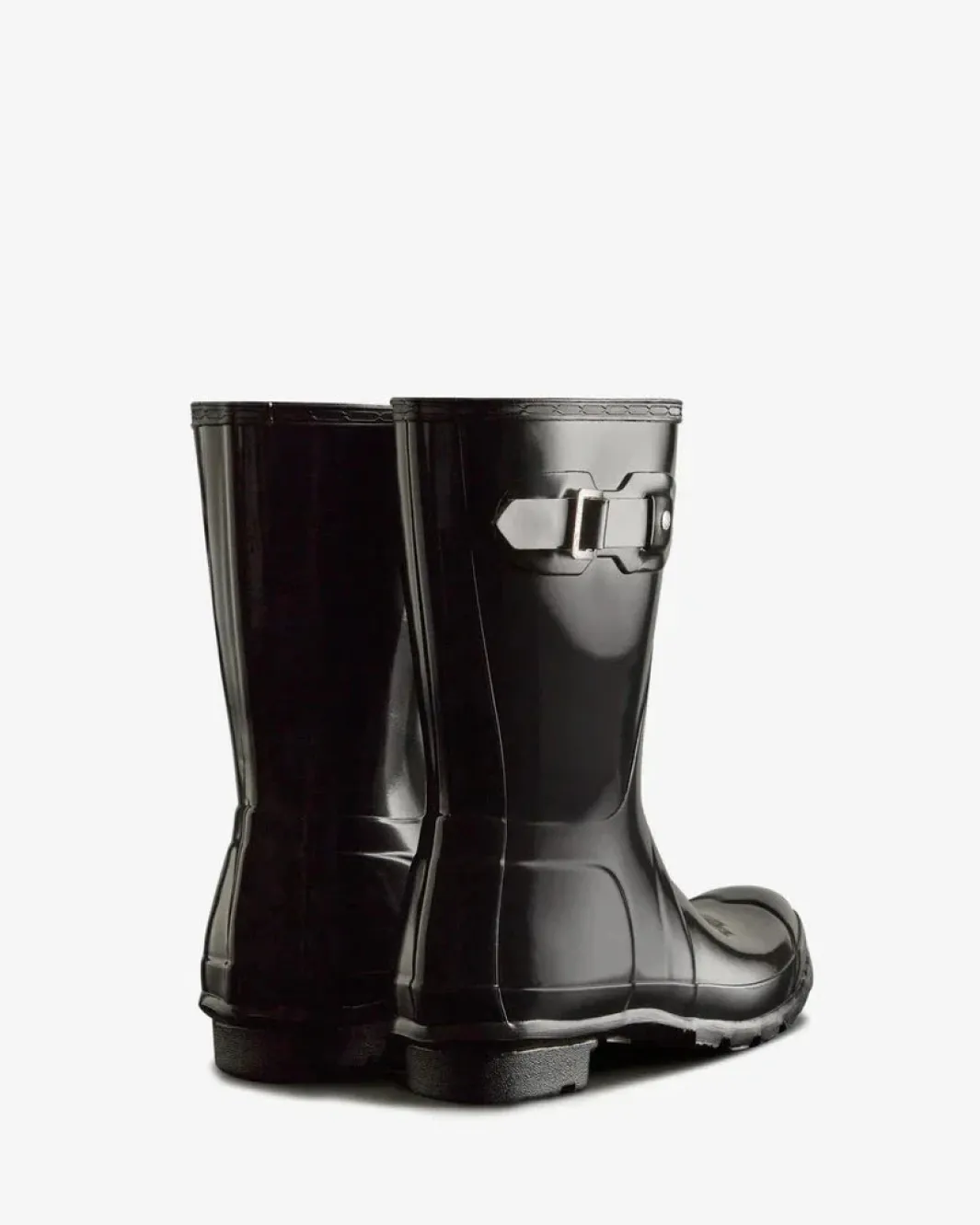 Hunter Womens Original Short Gloss Boot Wfs1000rglblk | Gummistövlar