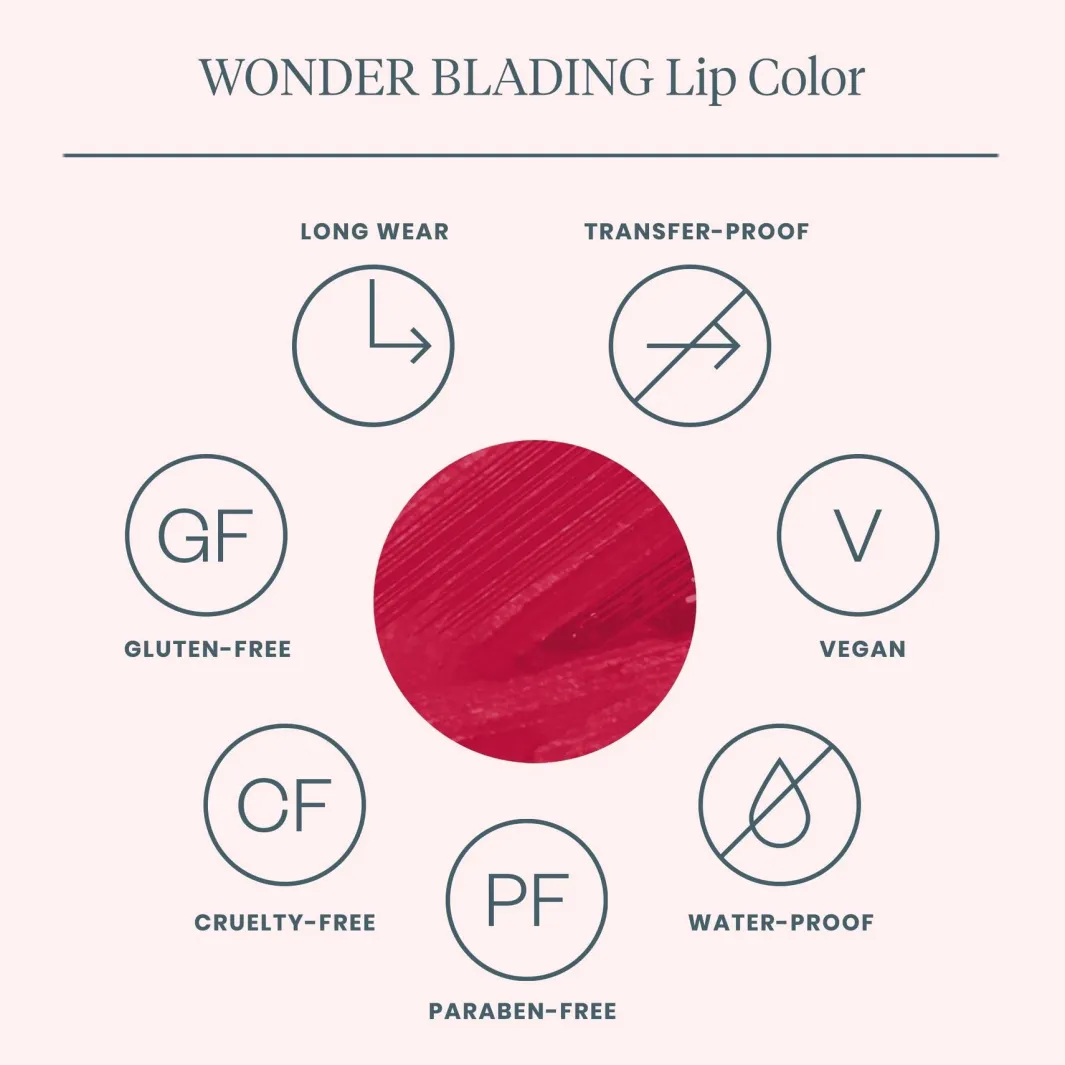 Wonderskin Wswonder Blading Lip Stain Kit | Läppstift