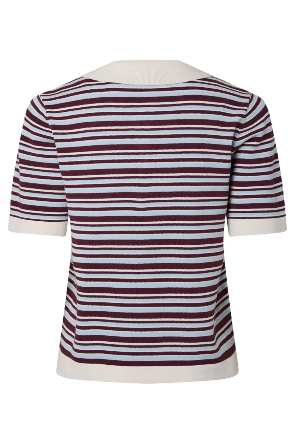 Yasbelle Ss Polo Knit Pullover