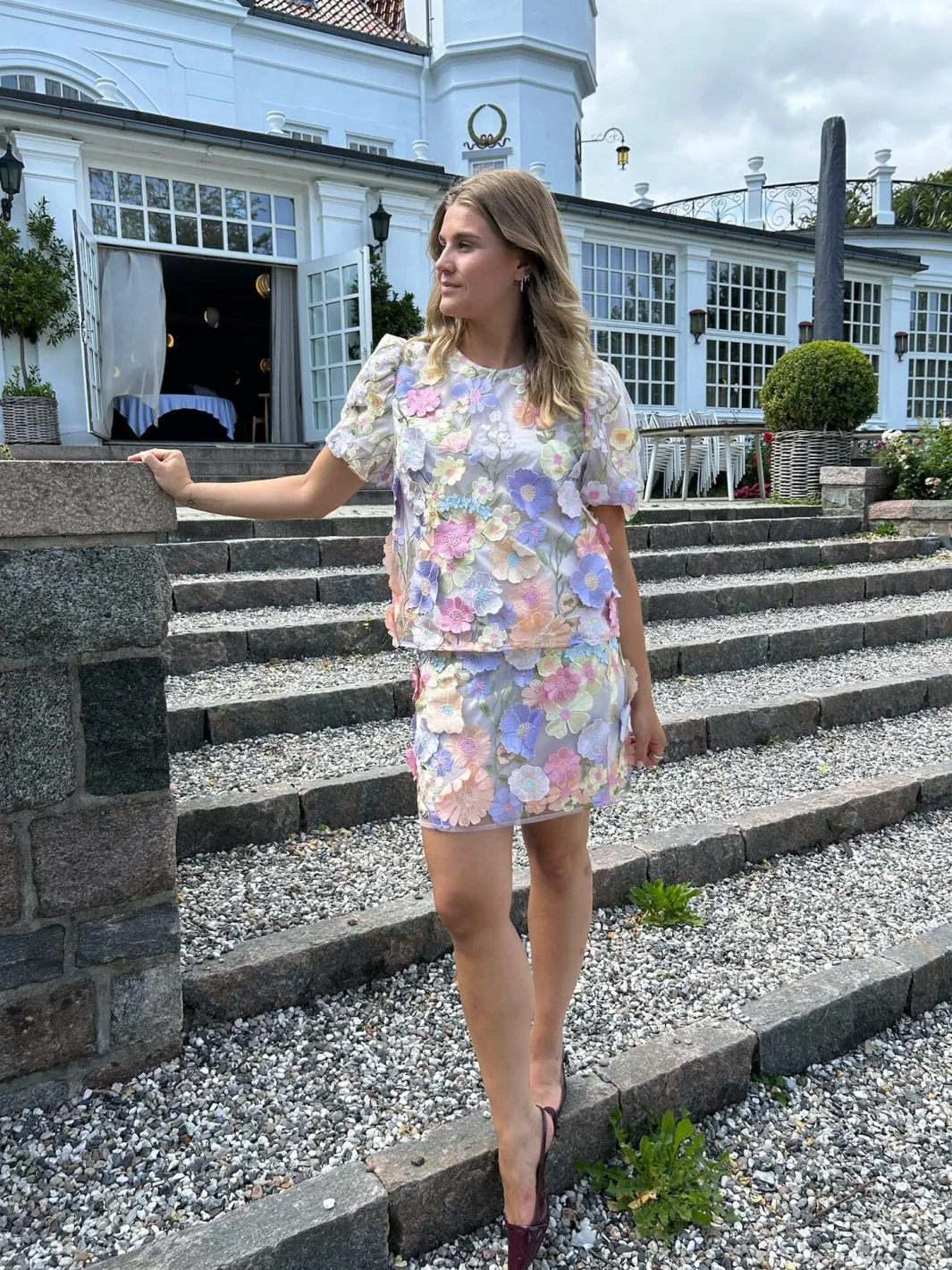 YAS flowering Skirt | Set|Kjolar