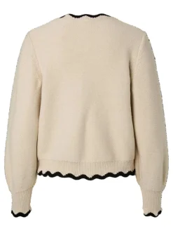 YAS eu Bow Knit Cardigan | Amningsvänliga Kläder|Cardigans