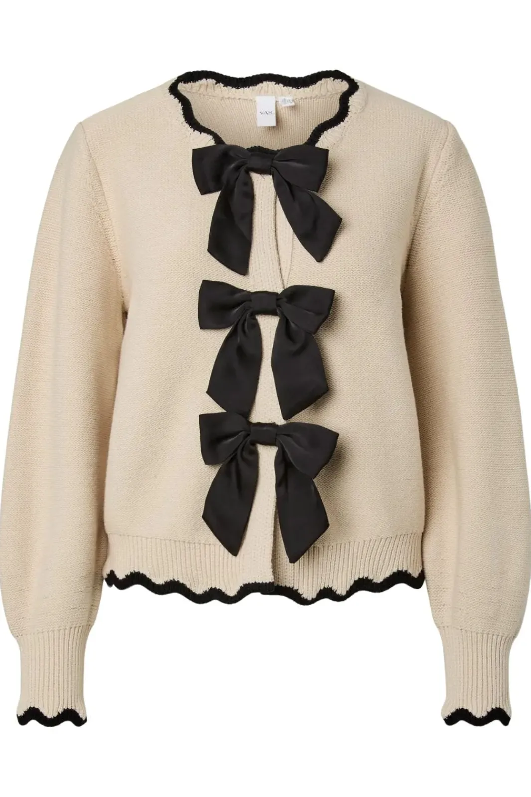 YAS eu Bow Knit Cardigan | Amningsvänliga Kläder|Cardigans