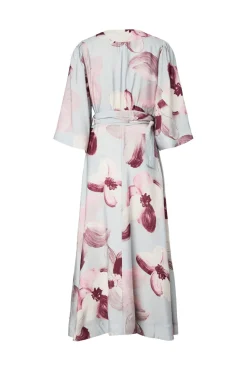 YAS marga 3/4 Wrap Long Dress | Klänningar