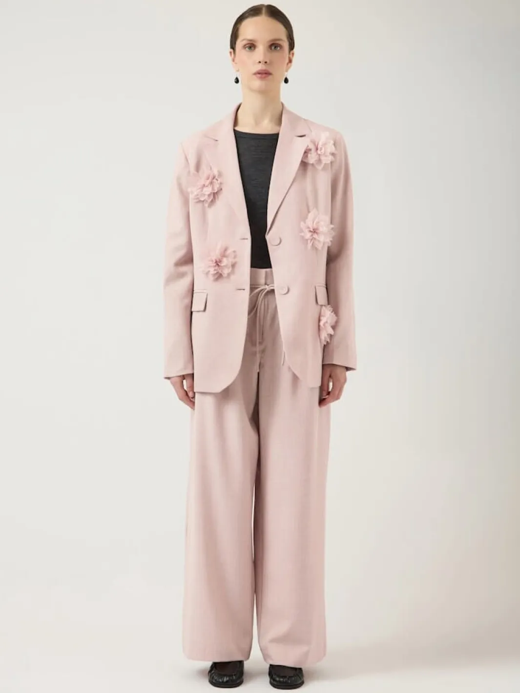 YAS mimi Ls Flower Blazer | Set|Blazers