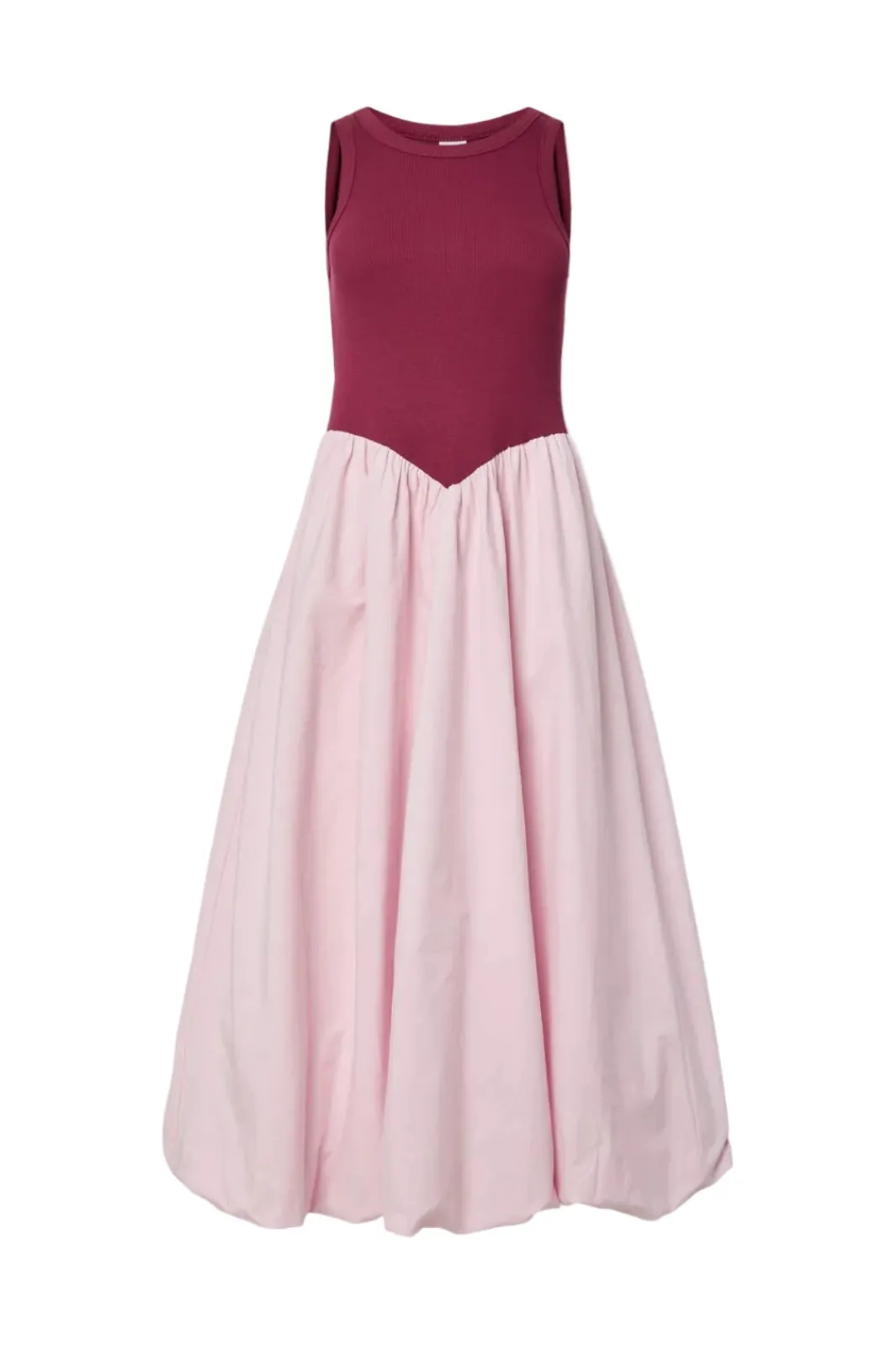 YAS miri Sl Bubble Hem Long Dress | Klänningar