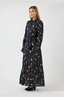 YAS somelli Ls Long Shirt Dress | Klänningar