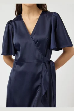 YAS thea 2/4 Midi Wrap Dress | Klänningar