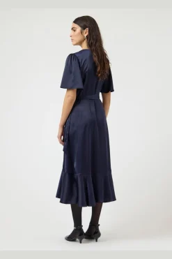 YAS thea 2/4 Midi Wrap Dress | Klänningar